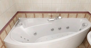 Установка угловой ванны в Краснокамске - профессиональный монтаж от СантехДомКнм от 3107 рублей